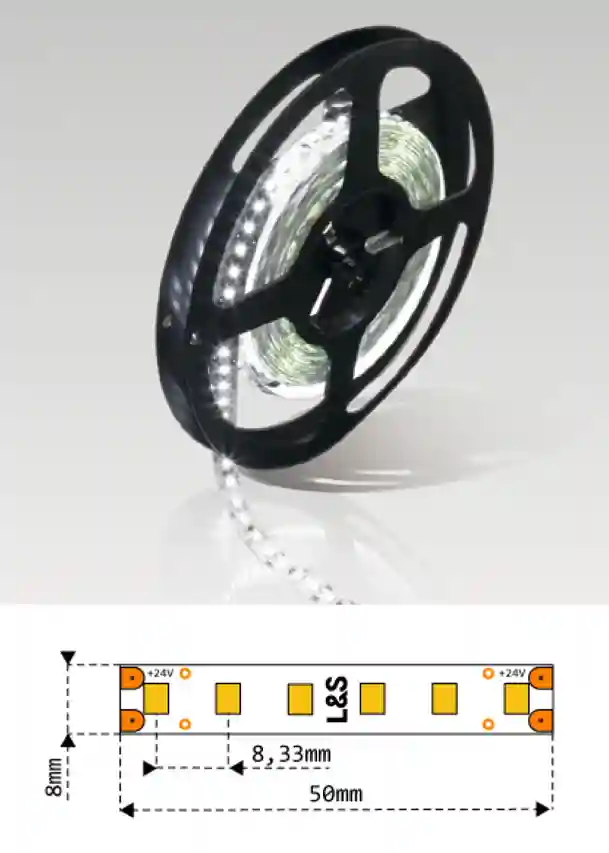 Strip Reel 120 LED MM. 8