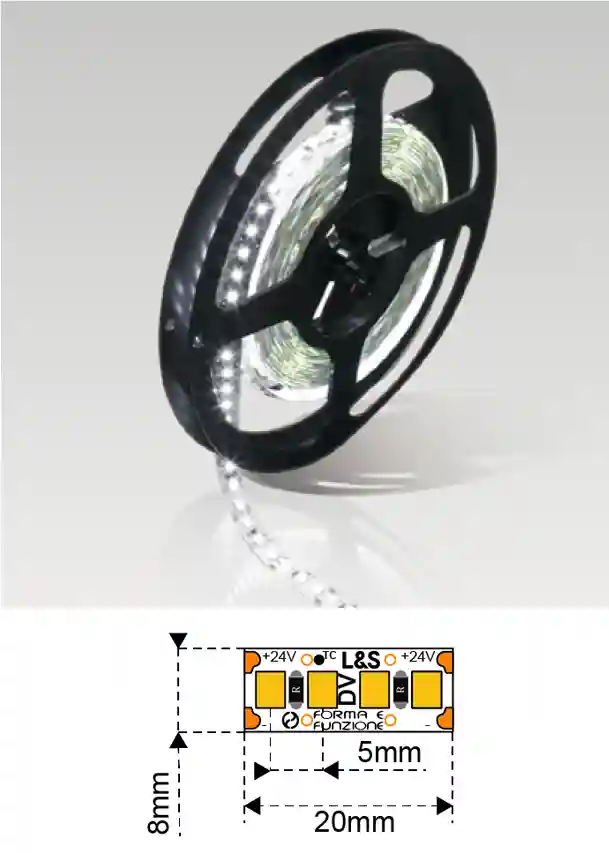 Strip Reel 200 LED MM. 8